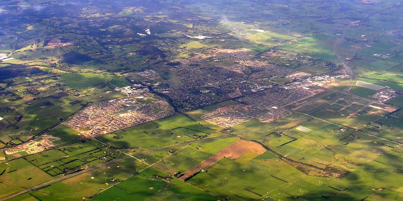Aerial view of Pakenham